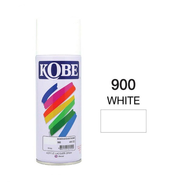 KOBE สีสเปรย์ #900 (ขาว) แบรนด์ KOBE - ฮาร์ดแวร์ ราคา 49 บาท