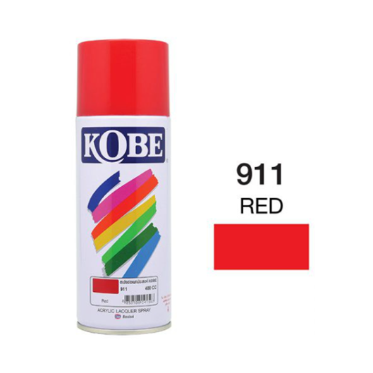KOBE สีสเปรย์ #911(แดง) แบรนด์ KOBE - ฮาร์ดแวร์ ราคา 49 บาท