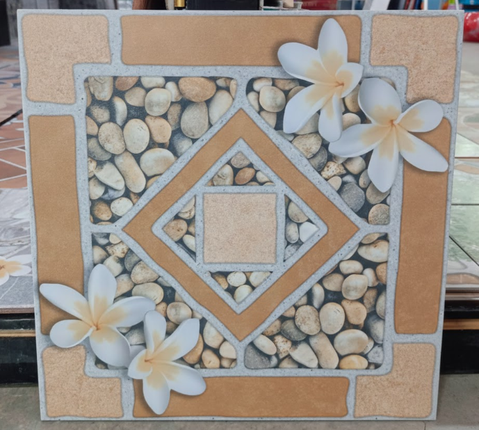 กระเบื้อง 40 x 40 ซม. ผิวด้าน ไชยโกมล-น้ำตาล ไชโย