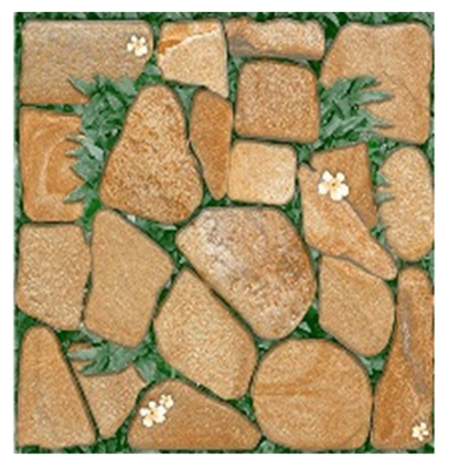 กระเบื้อง 40 x 40 ซม. ผิวด้าน ไชยโอบเดือน ไชโย