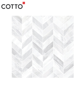 กระเบื้อง 45 x 45 ซม. ผิวด้าน เชฟรอน มาร์เบิล-ซาติน (C) COTTO