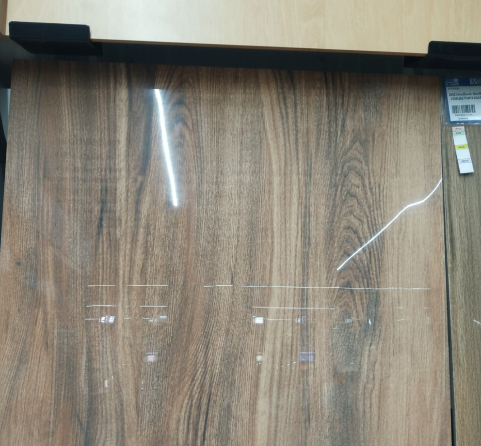 กระเบื้อง 60 x 60 ซม. โลซี่วู๊ด-น้ำตาล (B) Polished กระจก COTTO