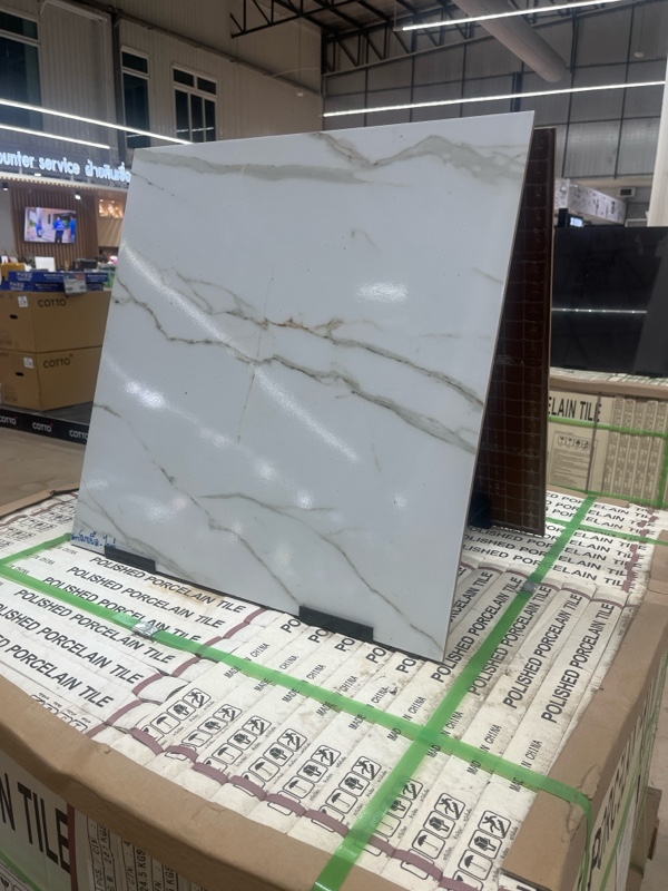 Europa Premiumhome กระเบื้อง 60*60 สตาร์มาเบิ้ล-ไวท์R/T (R) (NA) (4ผ/1.44 ตร.ม/กล่อง) - ภาพที่ 2