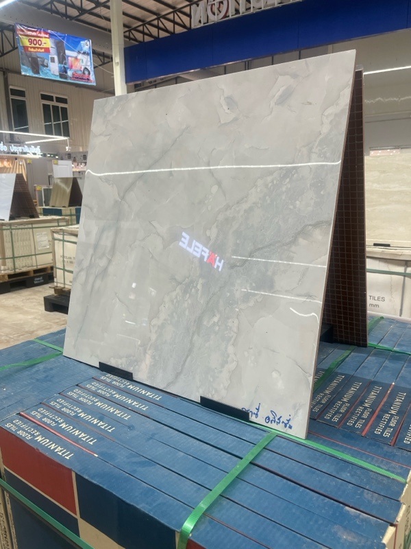 กระเบื้อง 60 x 60 ซม. กราซี่ อลิสซั่ม Polish(ขัดเงา) กระจก GRAZIO