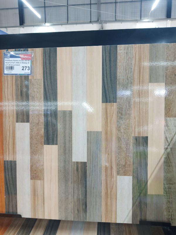 Premium Home กระเบื้อง 60*60 เวียงปาเก้ R/T (NA) C Glossy (4ผ/1.44 ตร.ม/กล่อง) แบรนด์ SCG Ceramic - ตกแต่ง ราคา 273 บาท