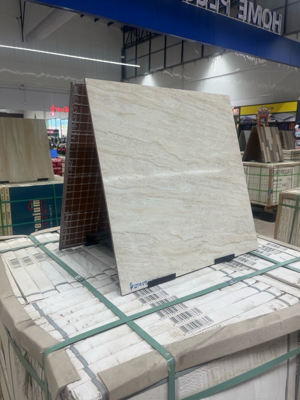 กระเบื้อง 60 x 60 ซม. ผิวมัน ศิลาทราย-เบจ Premium Home