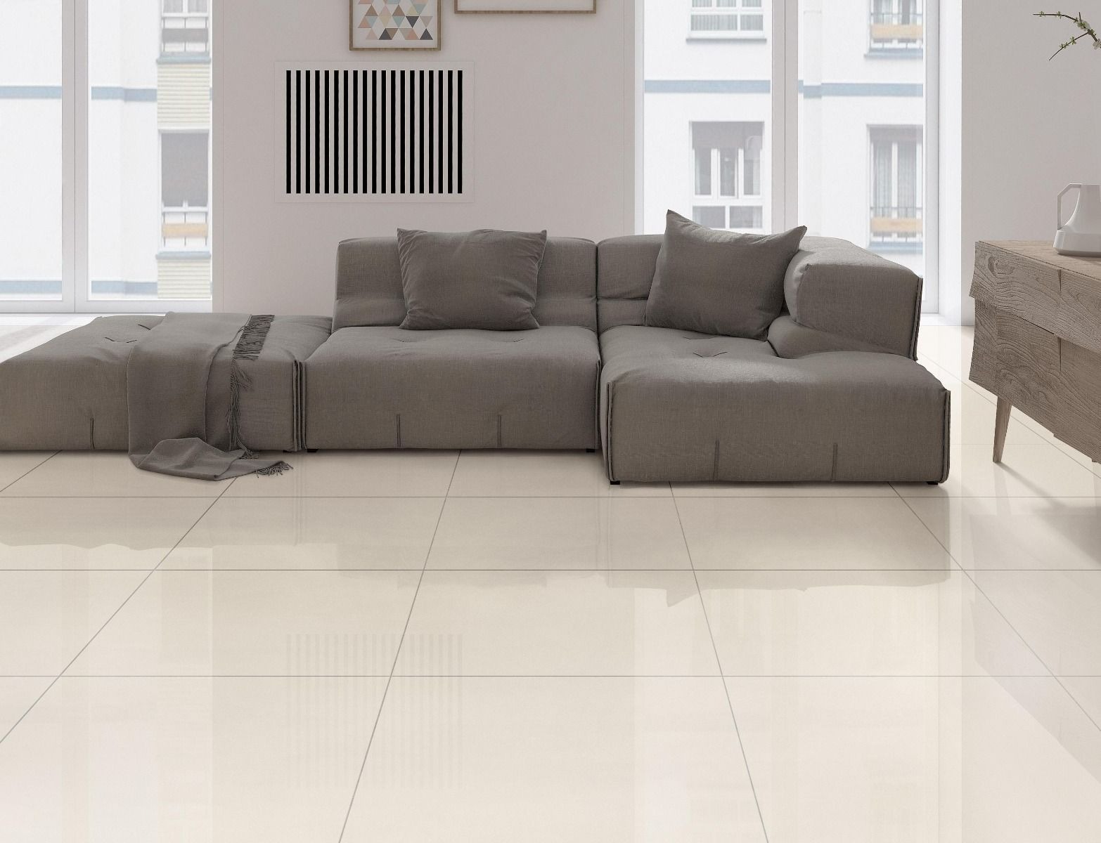 กระเบื้องแกรนิโต้ 60*60 เบจ C6013-T B5773N - ภาพที่ 2