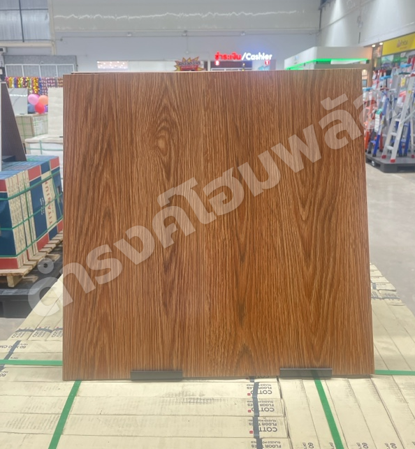 กระเบื้อง 60 x 60 ซม. ม่านโมก-น้ำตาล (C) Premium Home