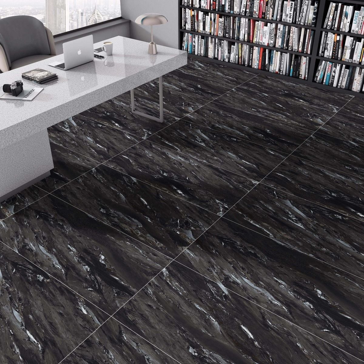 SCG กระเบื้องธอร์ เนโรGP(HG) ตัดขอบ PM24X48(A) - ภาพที่ 3