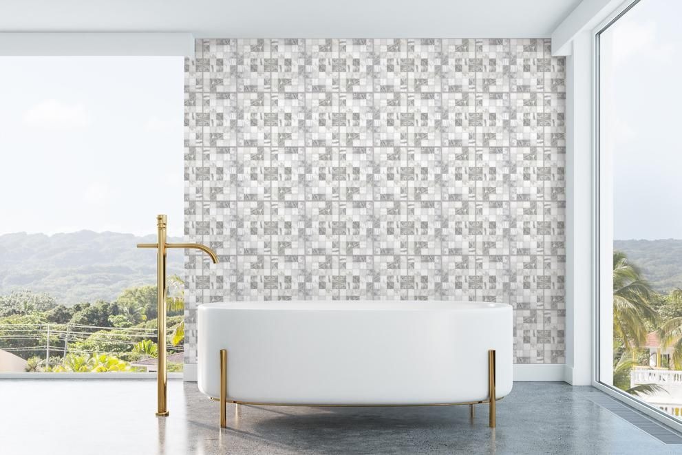 CAMPANA กระเบื้องผนัง 25*40 เอวา-เทา C Glossy (10ผ/1 ตร.ม/กล่อง) - ภาพที่ 2
