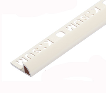 คิ้วโค้ง PVC 1.0ซม. x 2.0ม. รุ่น KP1-102004 สีครีมอ่อน HOME