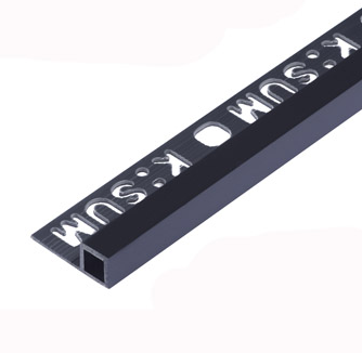 คิ้วเหลี่ยม PVC 1.3ซม. X 2.0ม. รุ่น KP2-132001 สีดำ HOME