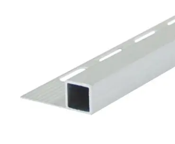 คิ้วอลูมิเนียม เหลี่ยม 9ซม. X 2.0ม. รุ่น TA91 สีอลูมิเนียม HOME