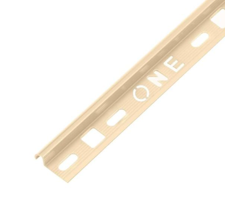 คิ้ว PVC โค้ง 13 มม. รุ่น ONEC132003 สีครีม PPS