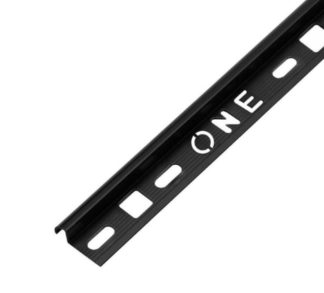 คิ้ว PVC โค้ง 13 มม. รุ่น ONEC132011 สีดำ PPS