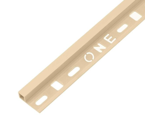 คิ้ว PVC เหลี่ยม 10 มม. รุ่น ONES102003 สีครีม PPS