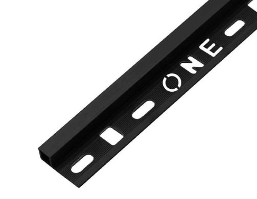 คิ้ว PVC เหลี่ยม 10 มม. รุ่น ONES102011 สีดำ PPS