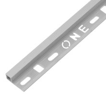 คิ้ว PVC เหลี่ยม 10 มม. รุ่น ONES102013 สีเทาอ่อน PPS