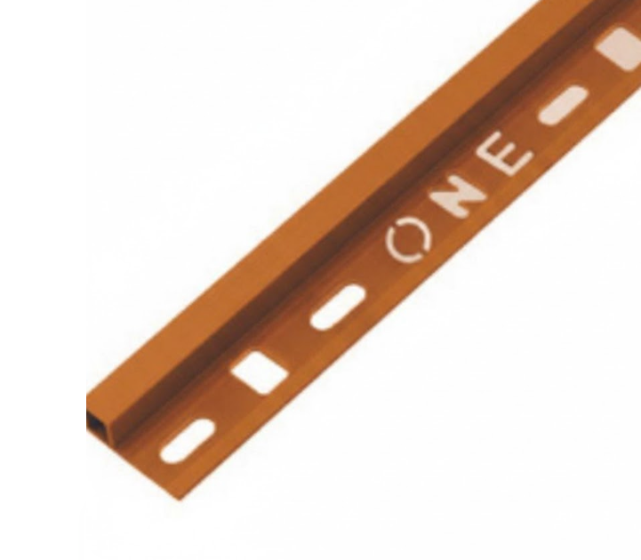 คิ้ว PVC เหลี่ยม 10 มม. รุ่น ONES102069 สีน้ำตาลศิลา PPS