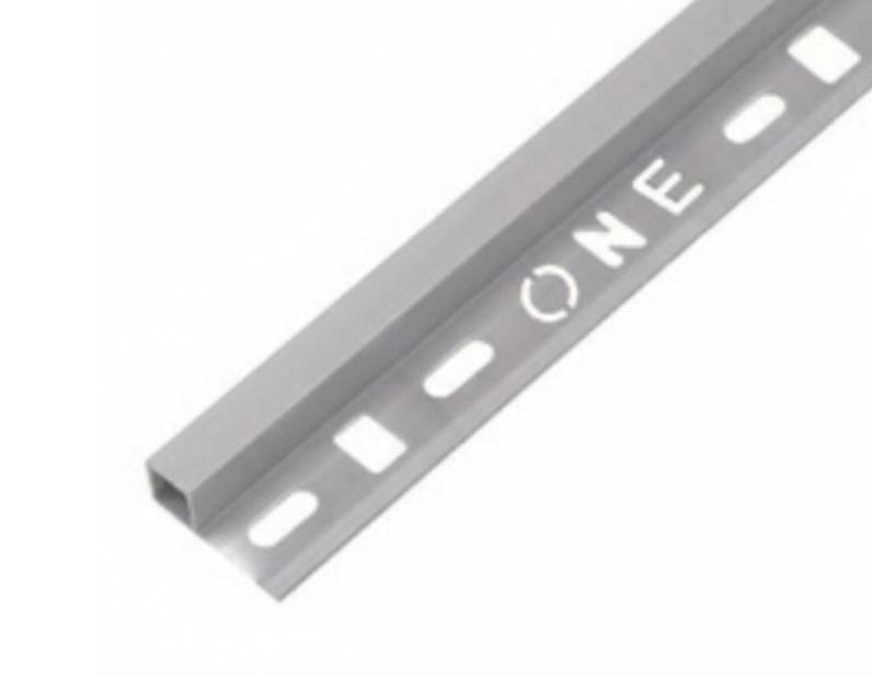 คิ้ว PVC เหลี่ยม 13 มม. รุ่น ONES132013 สีเทาอ่อน PPS