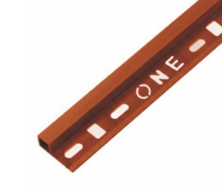 คิ้ว PVC เหลี่ยม 13 มม. รุ่น ONES132068 สีน้ำตาลอิฐ PPS