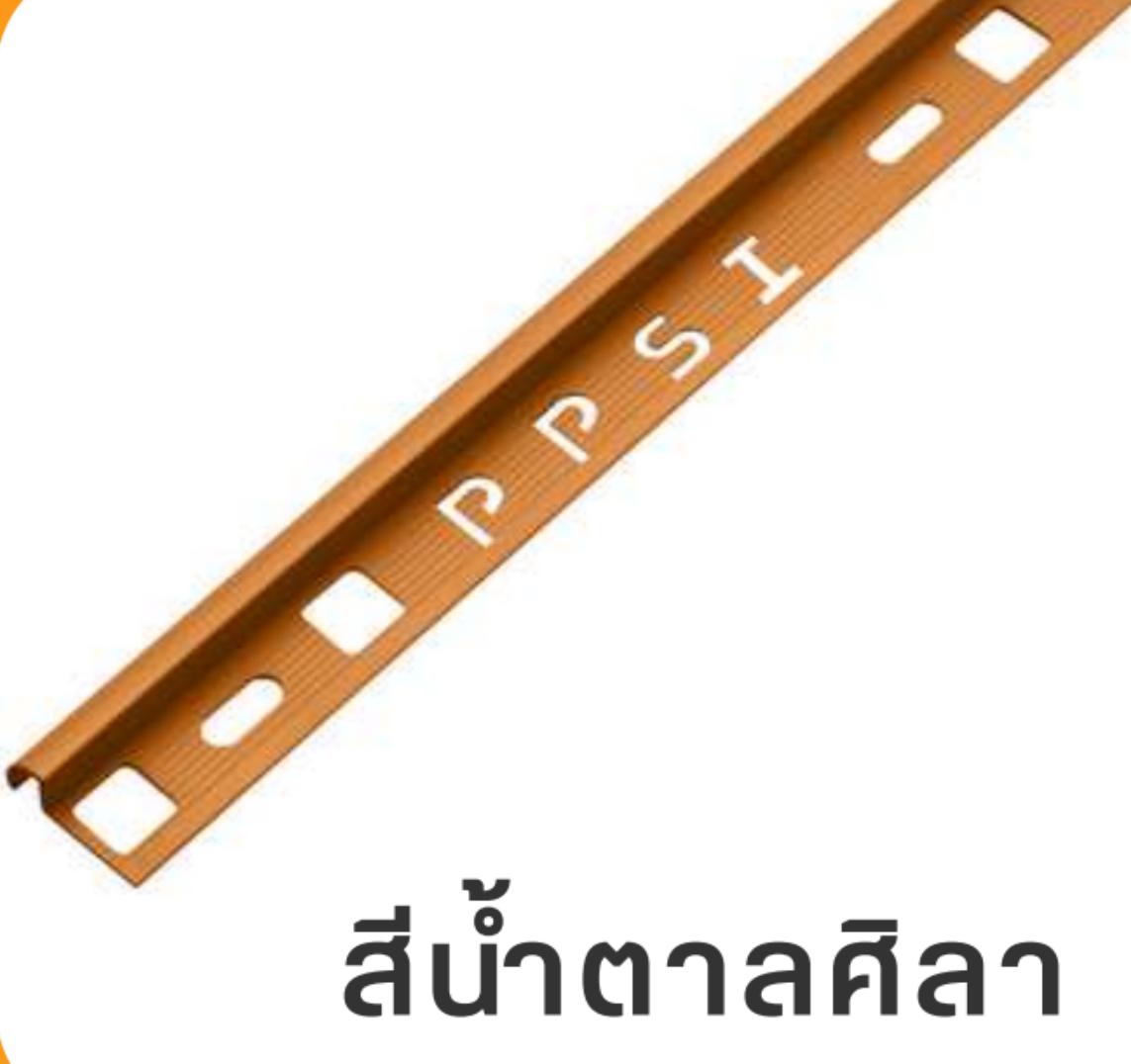 PPS คิ้วกระเบื้องมันเงา PCG-122069 12 มิล สีน้ำตาลศิลา แบรนด์ พิศพิศาล - ตกแต่ง ราคา 150 บาท