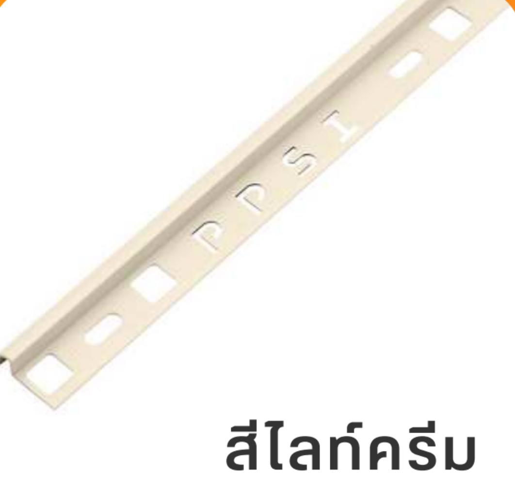 PPS คิ้วกระเบื้องมันเงา PCG-952006 9 มิล สีไลท์ครีม แบรนด์ พิศพิศาล - ตกแต่ง ราคา 117 บาท