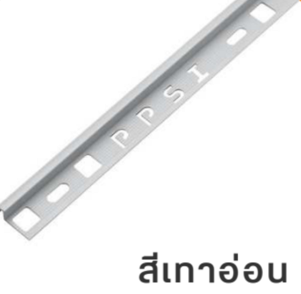 PPS คิ้วกระเบื้องมันเงา PCG-952013 9 มิล สีเทาอ่อน แบรนด์ พิศพิศาล - ตกแต่ง ราคา 117 บาท