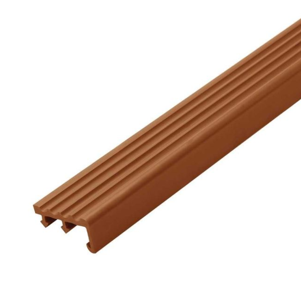 จมูกบันได กันลื่น 1.50 ม. รุ่น SN-501566 สีน้ำตาลทอง PPS