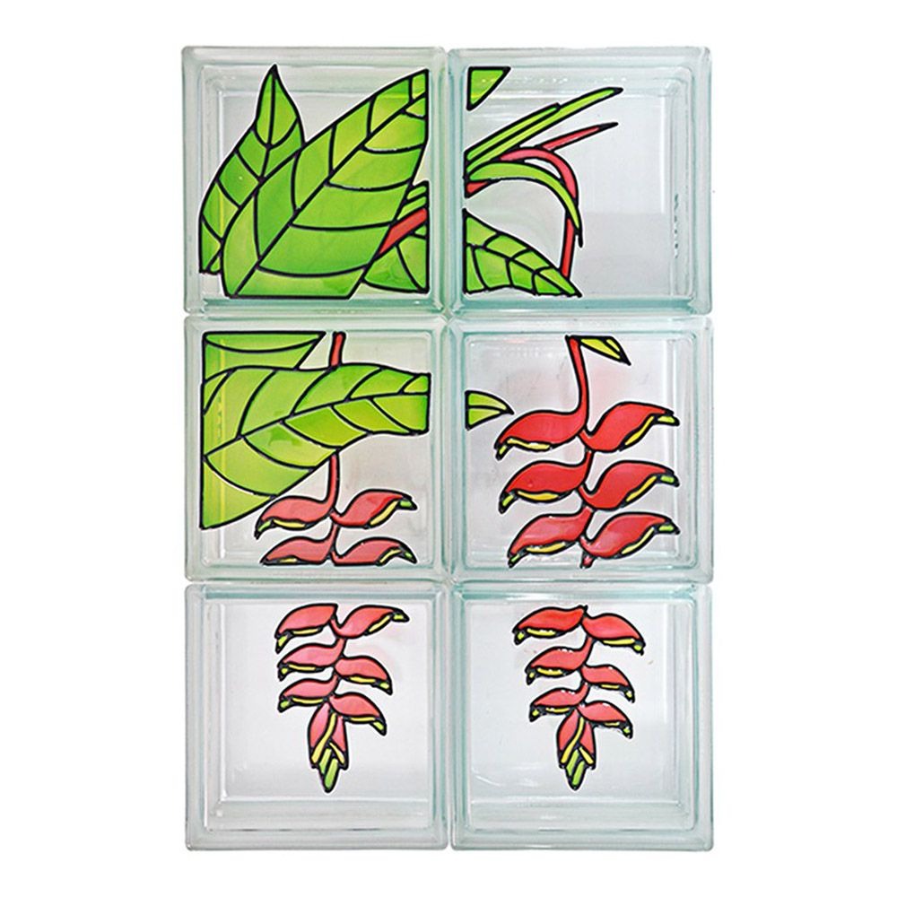 ช้างแก้ว บล็อกแก้ว หยาดเพชร บันไดสวรรค์  N-014/552 80 มม.