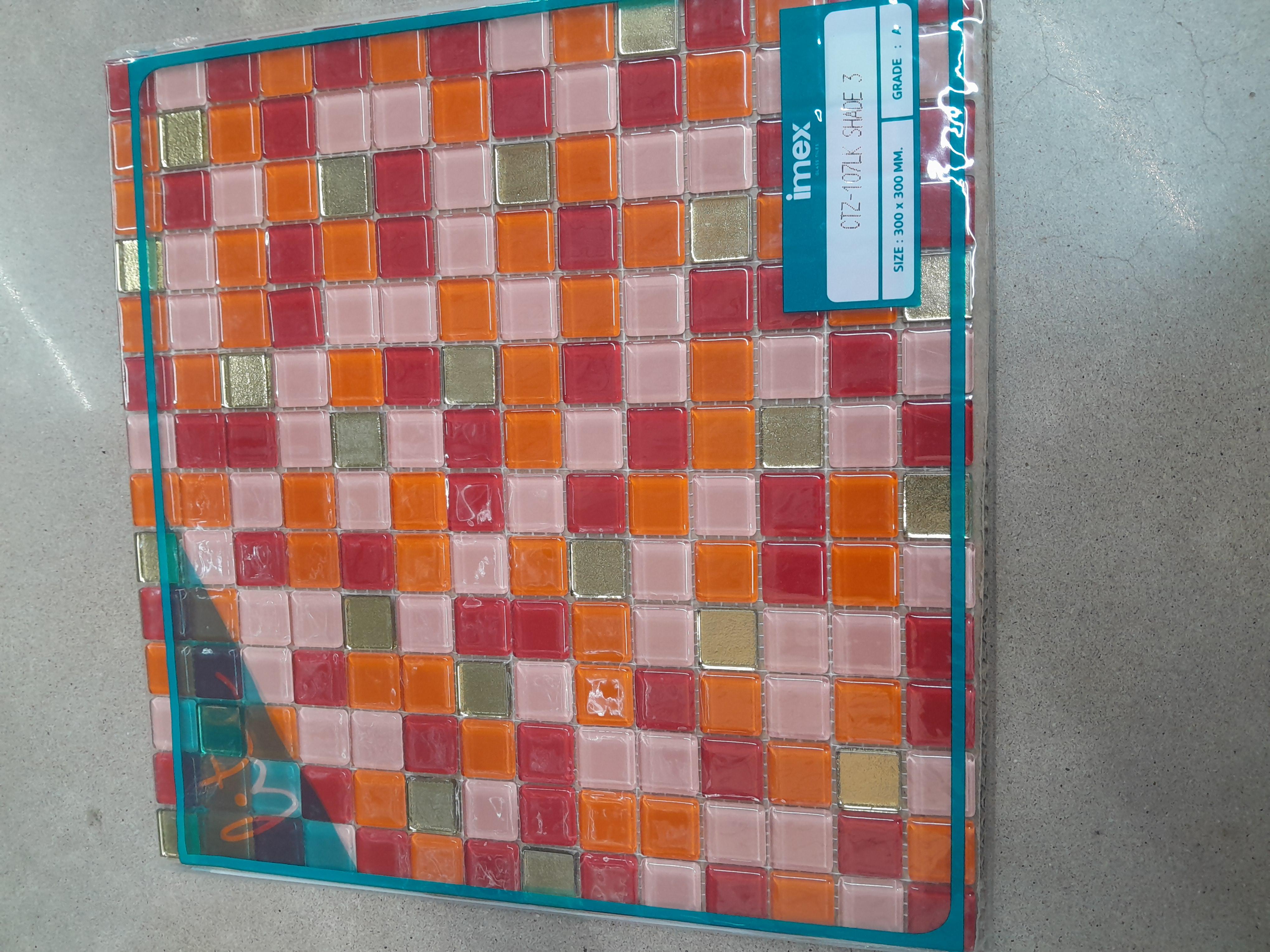 IMEX โมเสคแก้ว 30*30 QUADRO BIANCO VT-39QD แบรนด์ IMEX - ตกแต่ง ราคา 175 บาท