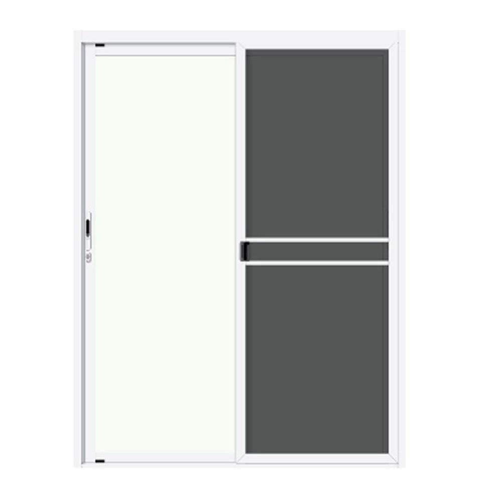 LYNN ประตูบานเลื่อนสลับ+มุ้ง LP-S2-D03-00 160*205 ขาว - ภาพที่ 3