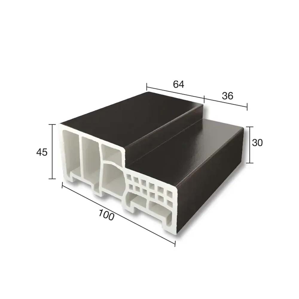 ECO-DOOR วงกบประตู WPC OVSM-100 80*200 สีโอ๊ค - ภาพที่ 9
