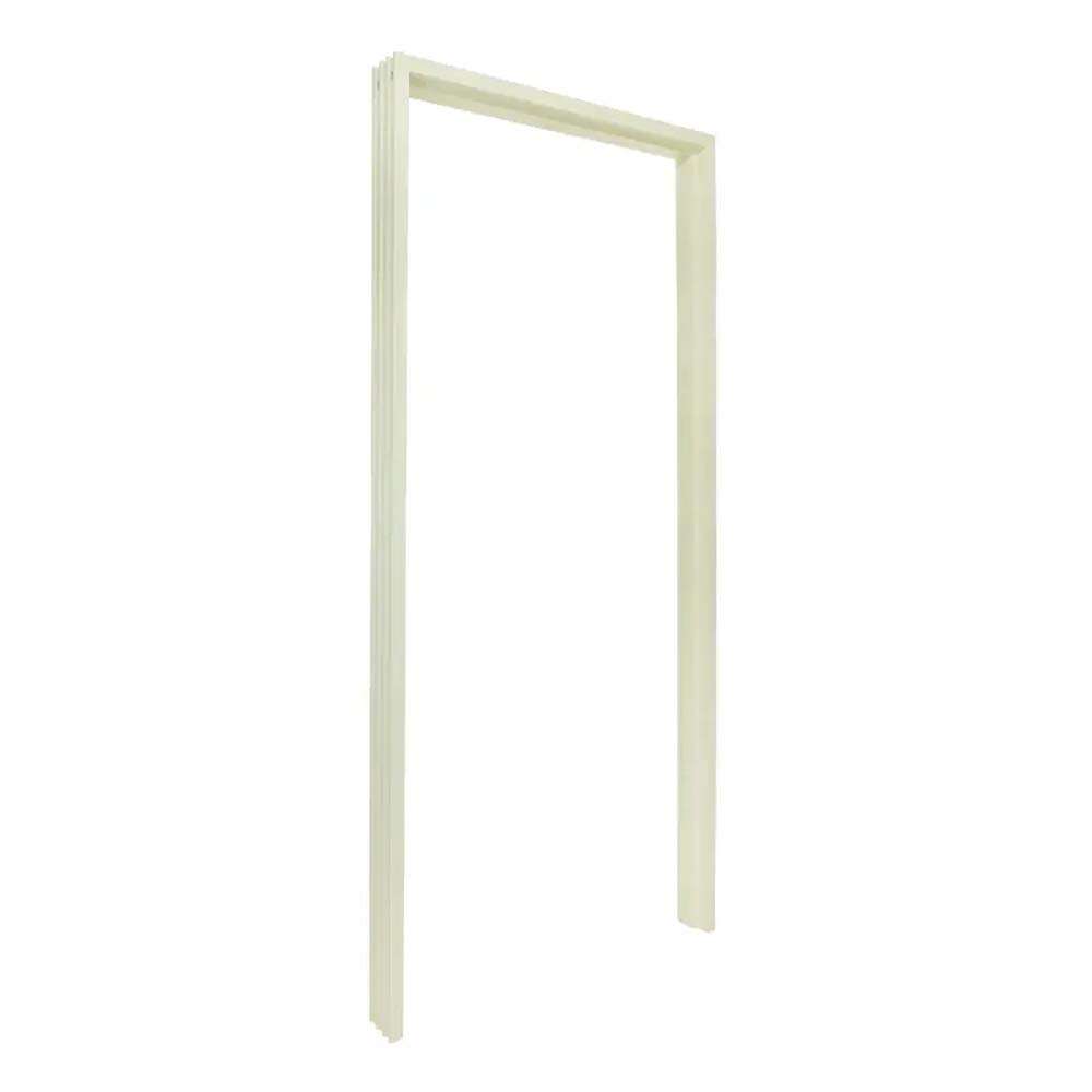 ECO-DOOR วงกบประตู WPC TVWG-100 80*200 ผิวลายไม้ ครีม