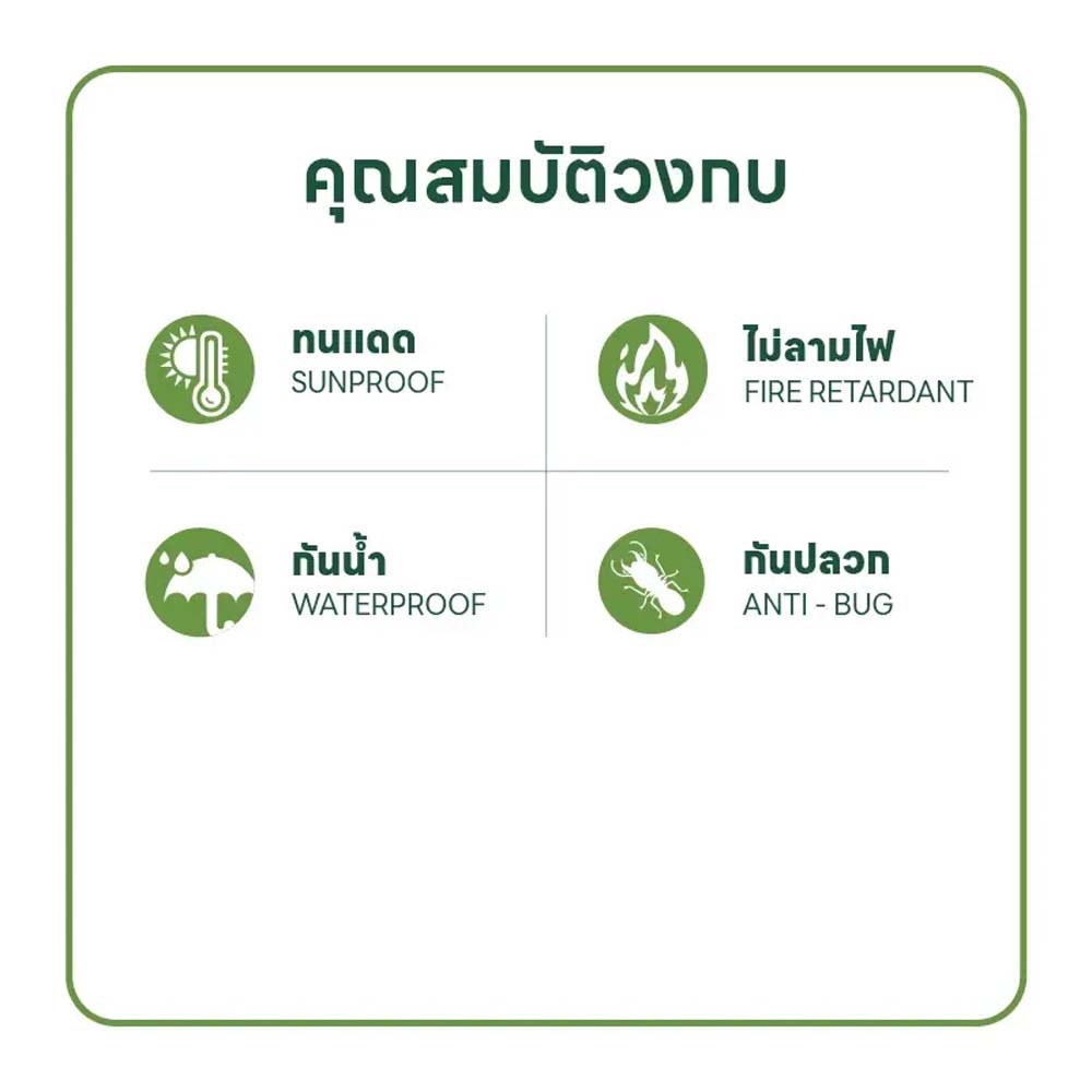 ECO-DOOR วงกบประตู WPC WS1012 70*200 ขาว - ภาพที่ 3