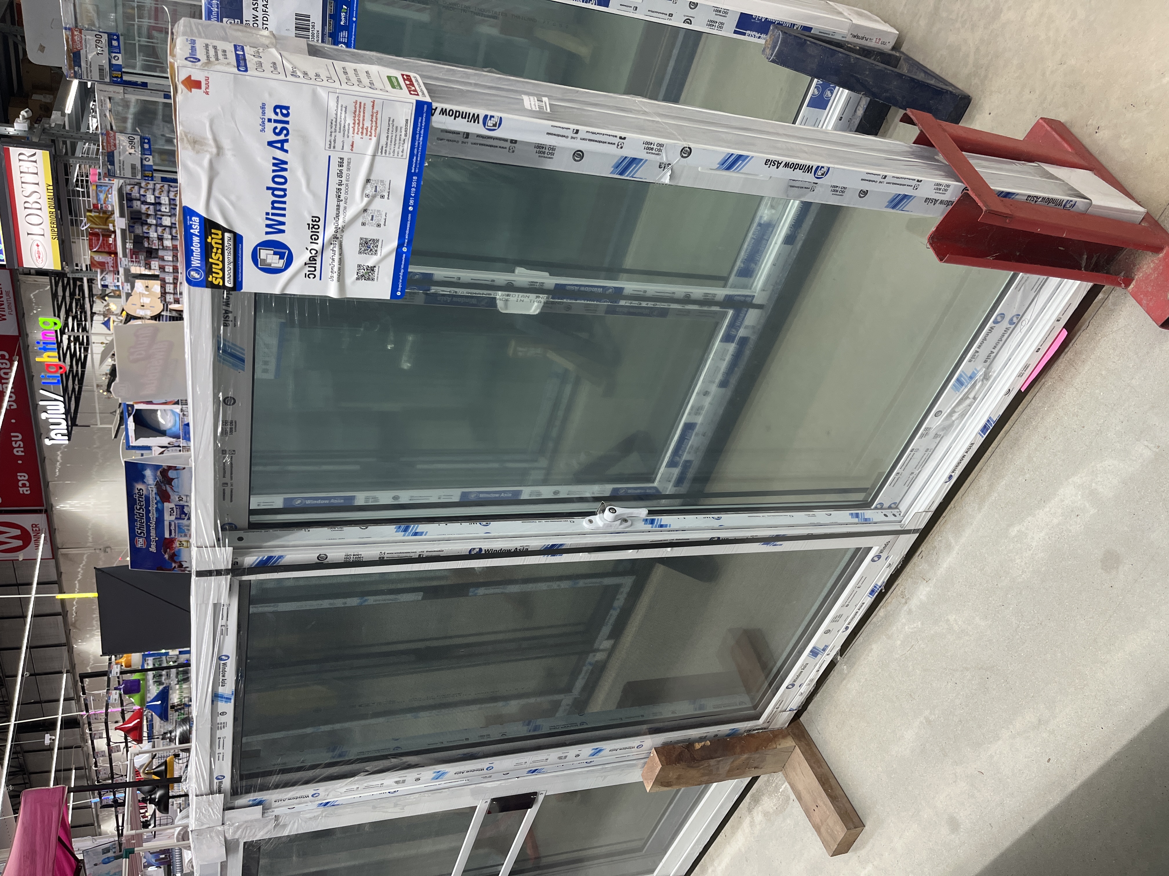 WINDOW ASIA หน้าต่างบานเลื่อนSS (FA ECO) มีมุ้ง FAE-28 120*110 ขาว (AAA) - ภาพที่ 3