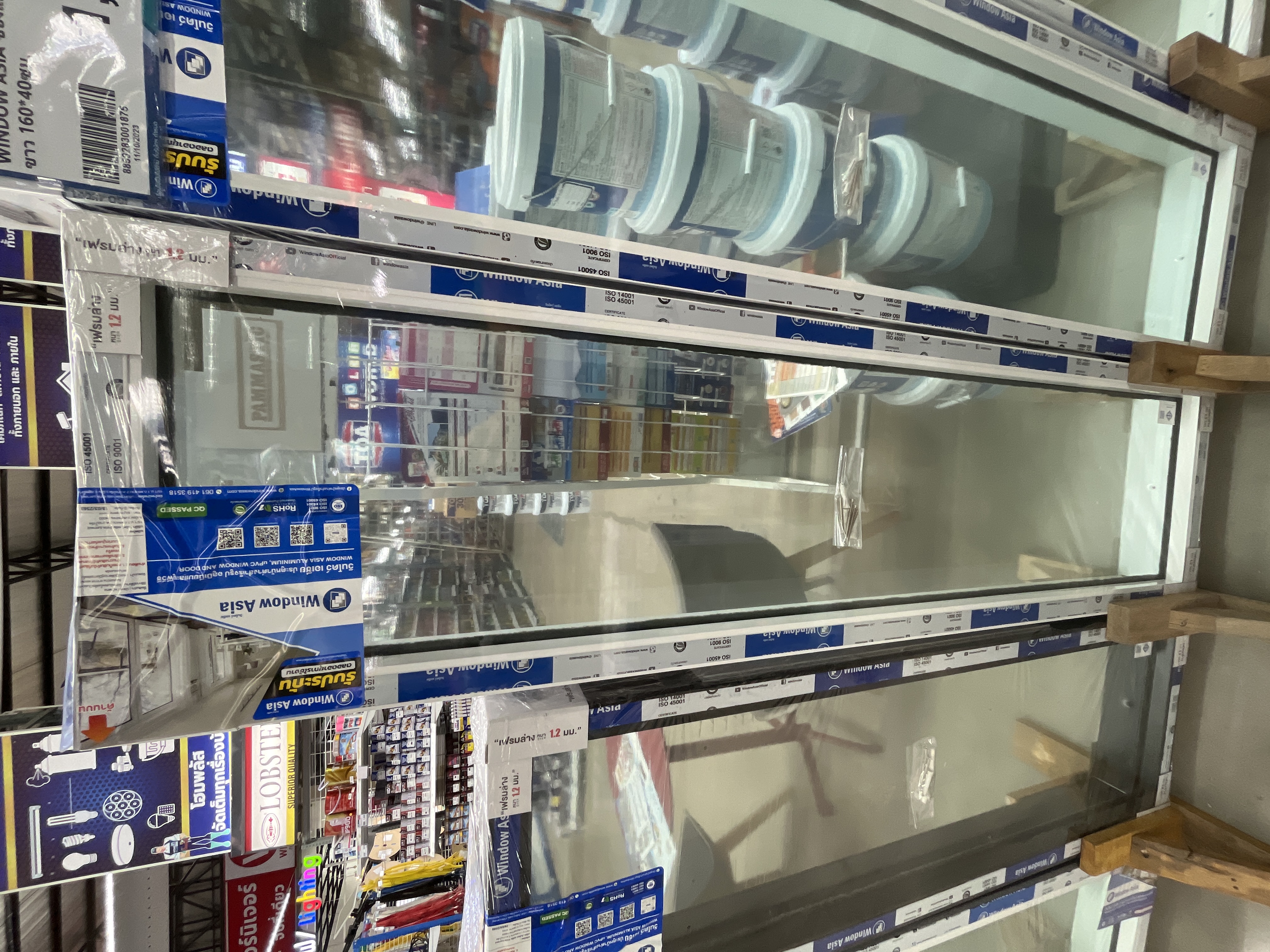 WINDOW ASIA ช่องแสง อลูมิเนียม สีขาว 150*40ซม.