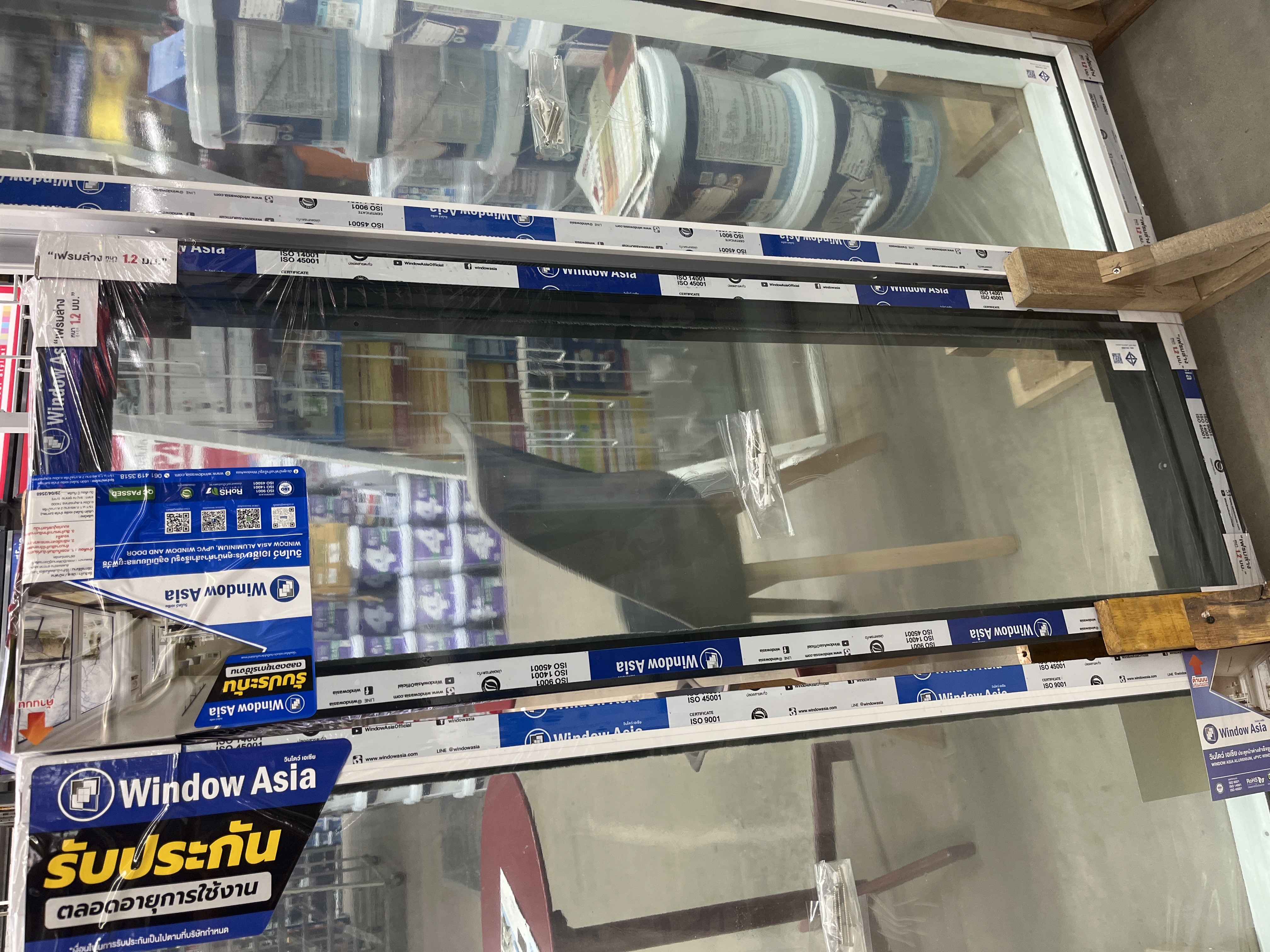 WINDOW ASIA ช่องแสง อลูมิเนียม สีดำ 120*40 แบรนด์ WINDOW ASIA - ตกแต่ง ราคา 1,390 บาท