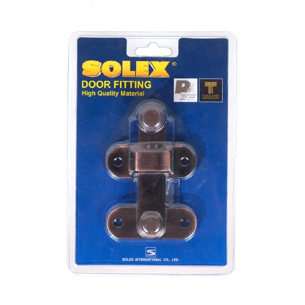SOLEX กลอนสับแสตนเลส รุ่น E สี AC 3นิ้ว แบรนด์ SOLEX - ตกแต่ง ราคา 85 บาท