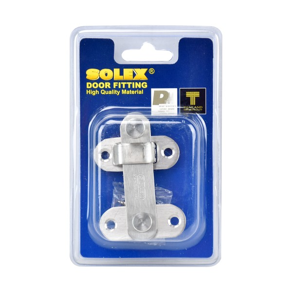 SOLEX กลอนสับแสตนเลส รุ่น E สี SS 4นิ้ว แบรนด์ SOLEX - ตกแต่ง ราคา 99 บาท
