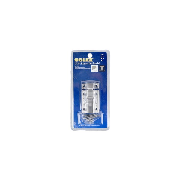 SOLEX กลอนแสตนเลส 304 ห้องน้ำ ขนาด เล็ก แบรนด์ SOLEX - ตกแต่ง ราคา 75 บาท