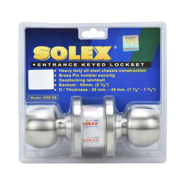 SOLEX ลูกบิด (แผง) 9500 SS แบรนด์ SOLEX - ตกแต่ง ราคา 410 บาท