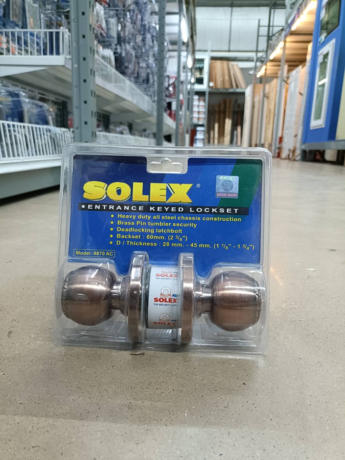 SOLEX ลูกบิด (แผง) 9870 AC