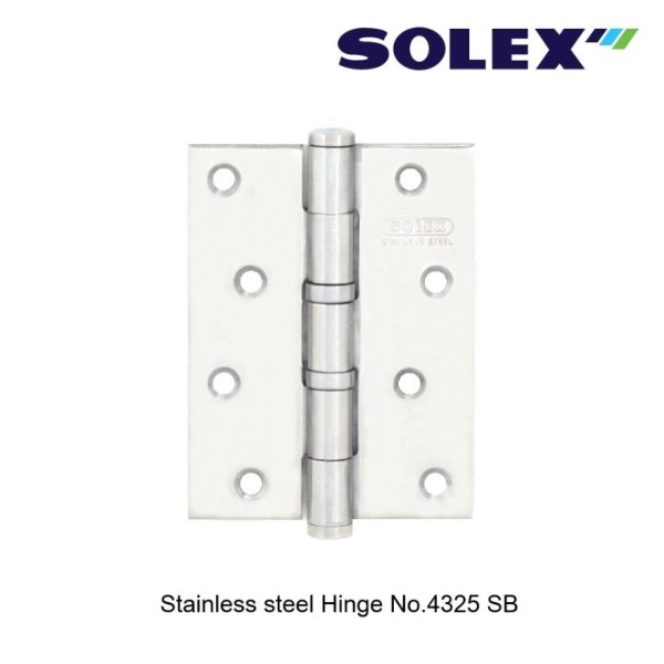 SOLEX บานพับแสตนเลส 304 NO.4325SB (แพ็ค 3 Pcs.)แผง - ภาพที่ 2