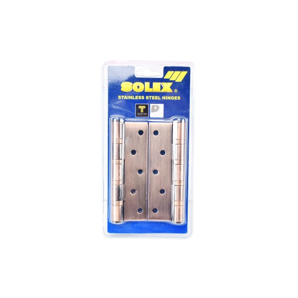 SOLEX บานพับแสตนเลส NO.5335ACBF (แพ็ค 2 Pcs.)แผง แบรนด์ SOLEX - ตกแต่ง ราคา 275 บาท