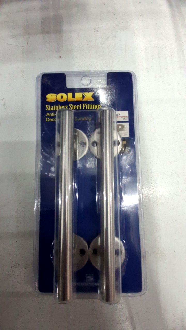 SOLEX มือจับแสตนเลส NO.125SS แพ็ค2 (แผง) - ภาพที่ 2