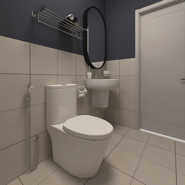 AMERICAN STANDARD สุขภัณฑ์สองชิ้น คอมแพค โคดี้ 3/4.2 ลิตร สีขาว ฝาซอฟ 2407SC-WT-0 - ภาพที่ 2