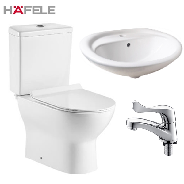 HAFELE ชุดเซทสุขภัณฑ์ NEO ECO SET-TOILET.BASIN.TAP 495.61.609