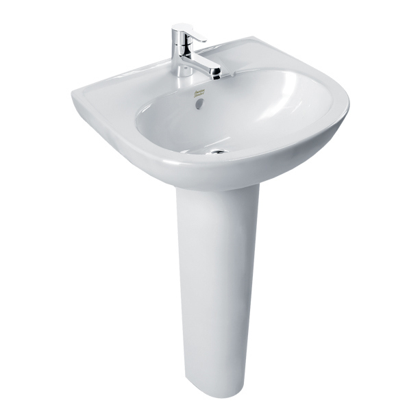 AMERICAN STANDARD อ่างล้างหน้าพร้อมขาตั้งพื้น นิว-โคตี้ WT NEW CODIE-s 430 LAVA