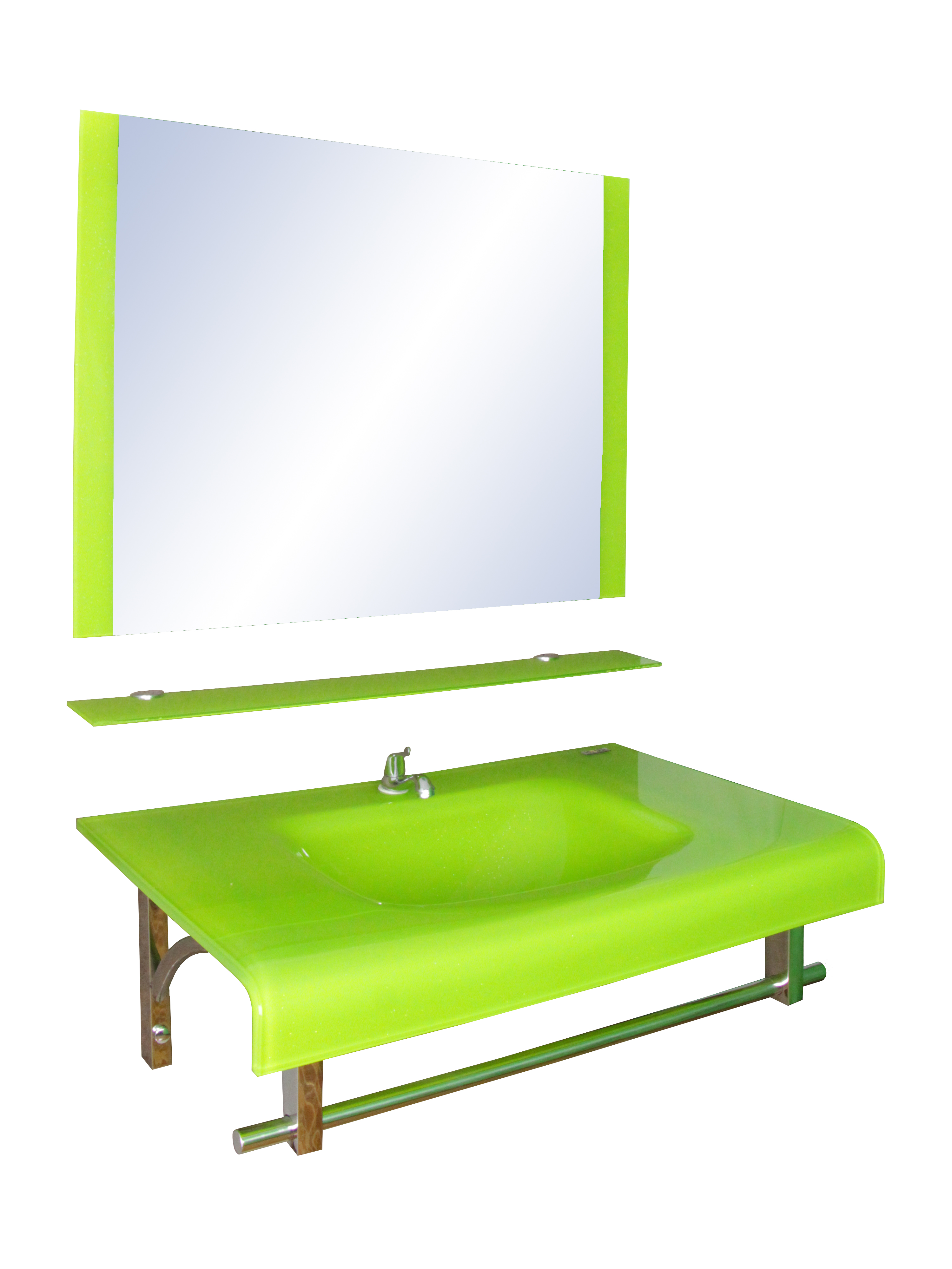 HAUS เคาน์เตอร์แก้ว H6000 สีเขียว